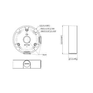 Dahua - PFA13C - Zubehör - Anschlussdose