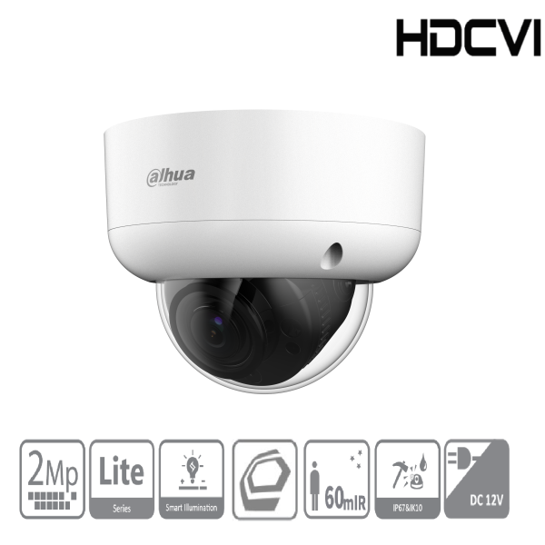 Dahua - HAC-HDBW1200RAP-Z-2712-S6 - HDCVI - Dome