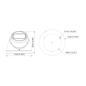 Dahua - HAC-HDW2501TP-Z-A-S2 - HDCVI - Eyeball