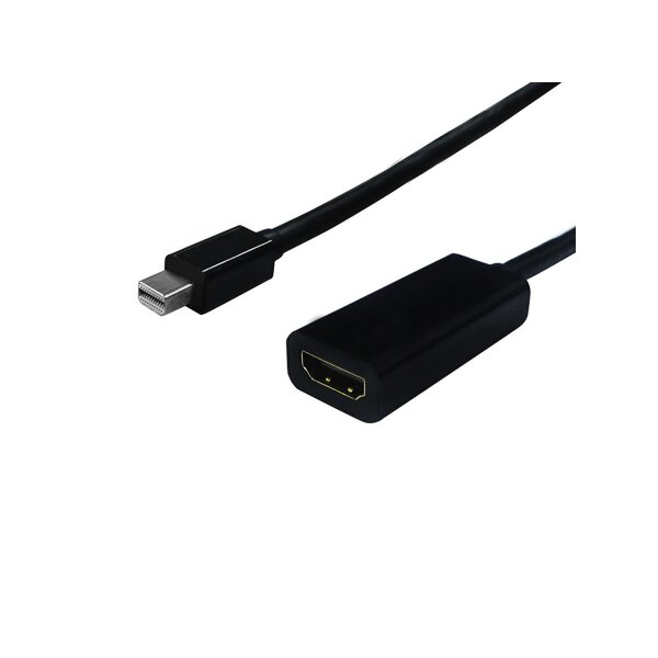 Kabeladapter, MiniDP ST – HDMI BU, 0,15 m