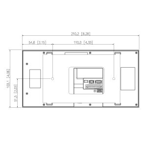 Dahua - SCP3022B-CBZ-S - Monitor - Hybrid - Android - Tasten - Kamera - Aufputz