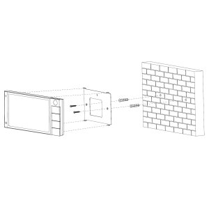 Dahua - SCP3022B-CBZ-S - Monitor - Hybrid - Android - Tasten - Kamera - Aufputz