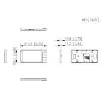 Dahua - SCP3022B-CBZ-S - Monitor - Hybrid - Android - Tasten - Kamera - Aufputz
