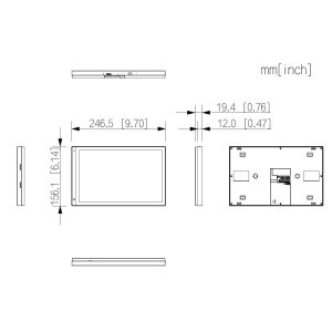 Dahua - SCP3042A-BZ-S - Monitor - Hybrid - Android - Aufputz