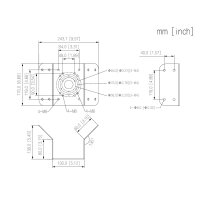 Dahua - PFA151-B-V2 - Zubehör - Wandhalterung