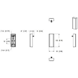 AXIS A4611 RFID Kartenleser mit Tastatur PoE IP54