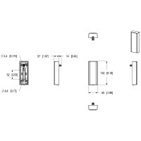 AXIS A4611 RFID Kartenleser mit Tastatur PoE IP54