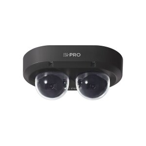 i-PRO 2x4K AI OUTDOOR VANDAL Multi-Sensor Kamera, schwarz