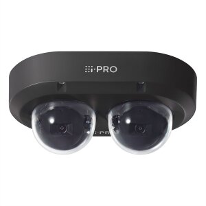 i-PRO 2x4K AI OUTDOOR VANDAL Multi-Sensor Kamera, schwarz