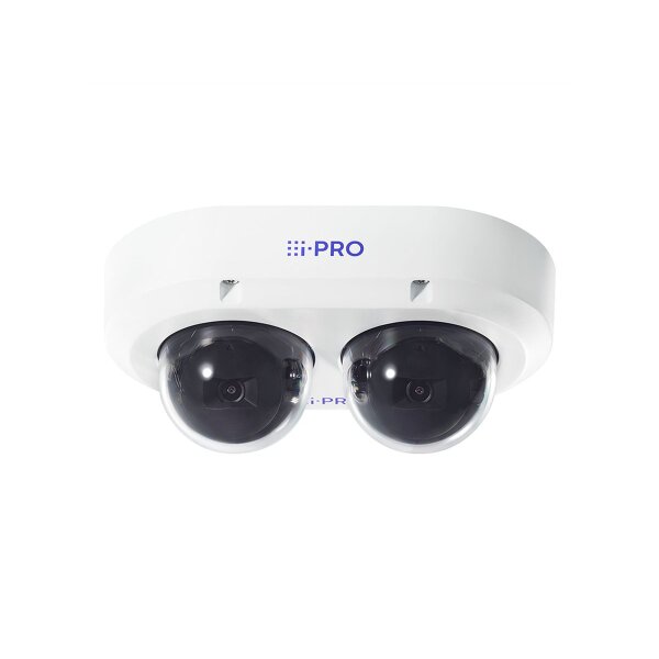 i-PRO 2x4K AI OUTDOOR VANDAL Multi-Sensor Kamera, weiß