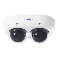 i-PRO 2x4K AI OUTDOOR VANDAL Multi-Sensor Kamera, weiß