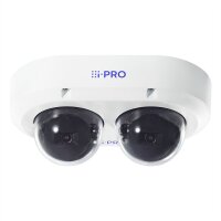 i-PRO 2x4K AI OUTDOOR VANDAL Multi-Sensor Kamera, weiß