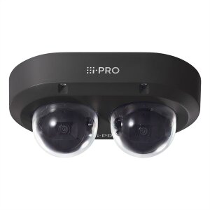 i-PRO 2x4MP AI OUTDOOR VANDAL Multi-Sensor Kamera, schwarz