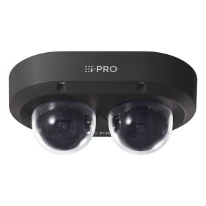 i-PRO 2x4MP AI OUTDOOR VANDAL Multi-Sensor Kamera, schwarz