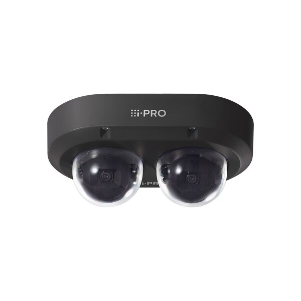 i-PRO 2x4MP AI OUTDOOR VANDAL Multi-Sensor Kamera, schwarz