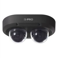 i-PRO 2x4MP AI OUTDOOR VANDAL Multi-Sensor Kamera, schwarz