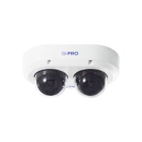 i-PRO 2x4MP AI OUTDOOR VANDAL Multi-Sensor Kamera, weiß