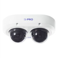 i-PRO 2x4MP AI OUTDOOR VANDAL Multi-Sensor Kamera, weiß