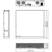 Hanwha XRN-6420B2 64-Kanal NVR 32MPx 2xHDMI AI