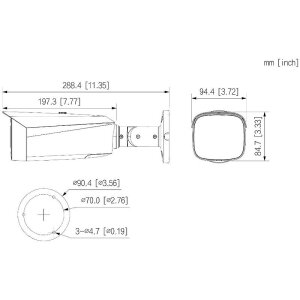 Dahua IPC-HFW5659T1P-ASE-PV-0360B-PRO IP-Kamera