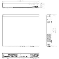Hanwha XRN-820S 8-Kanal NVR 32MPx HDMI AI PoE