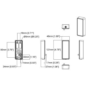 AXIS A4030-E RFID Leseeinheit ohne Tastatur IP65