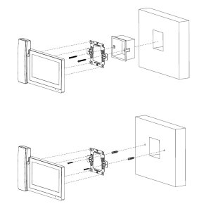Dahua - VTH5421E-H - Monitor - Hörer - PoE - Wifi - Schwarz