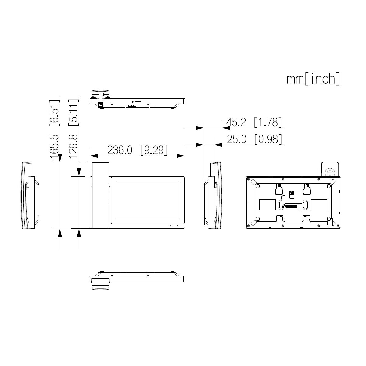 Dahua - VTH5421EW-H - Monitor - Hör box