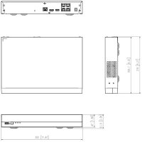 Hanwha QRN-430S 4-Kanal NVR 4K HDMI USB PoE