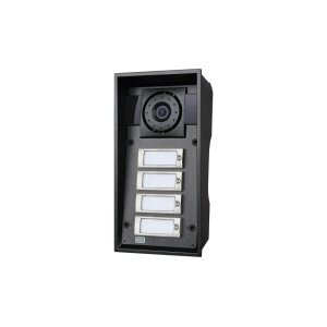 2N IP Force - 4 button & HD camera & 10W speaker Netzwerk Türstation, vier Ruf Tasten, HD Kamera, 10W Lautsprecher, IK10, IP69K