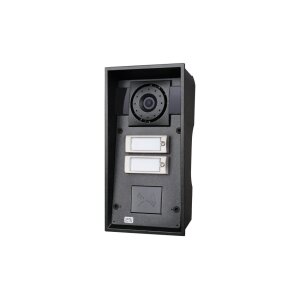 2N IP Force - 2 buttons & HD camera (card reader r Netzwerk Türstation, zwei Ruf Tasten, HD Kamera, Card ready, 10W Lautsprecher, IK10, IP69K