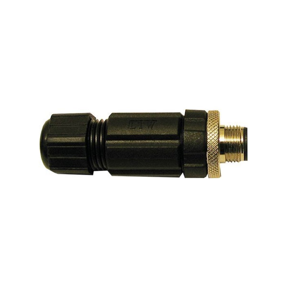 CONNECTOR M12 MALE 10PCS