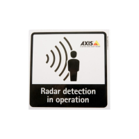 RADAR DETECTION STICKER EN 10PCS