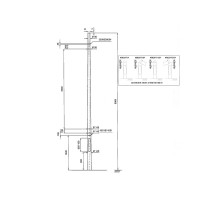 Kameramast F145-6000-K COMPONENTS