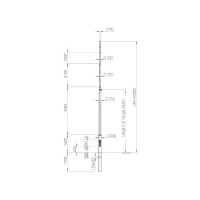 Kameramast ES250-10000-K COMPONENTS