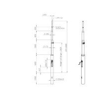 Kameramast ES250-4500-K COMPONENTS