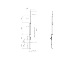 Kameramast ES250-6000-K COMPONENTS