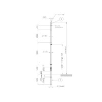 Kameramast ES250-8000-K COMPONENTS