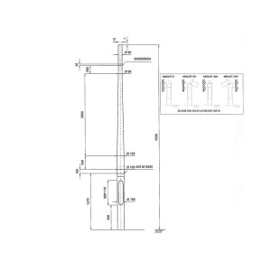 Kameramast F165-4500-K COMPONENTS