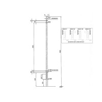 Kameramast F165-8000-K COMPONENTS