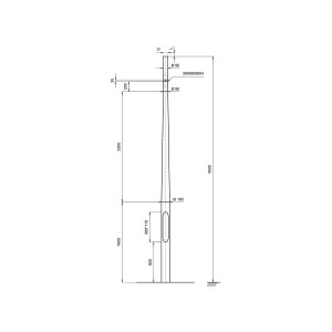 Kameramast F165-4500-S COMPONENTS