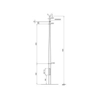 Kameramast F165-6000-S COMPONENTS