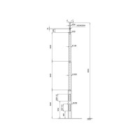 Kameramast F250-8000-S COMPONENTS