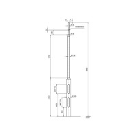 Kameramast F250-6000-S COMPONENTS